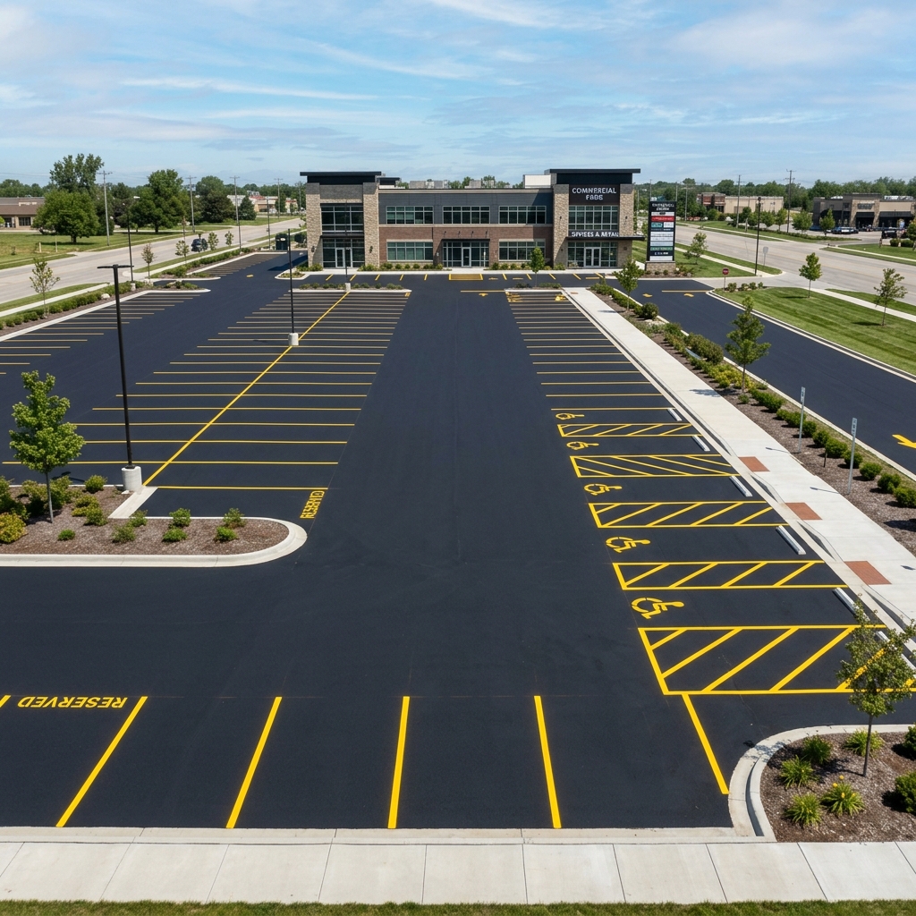 New asphalt installation in Miramar